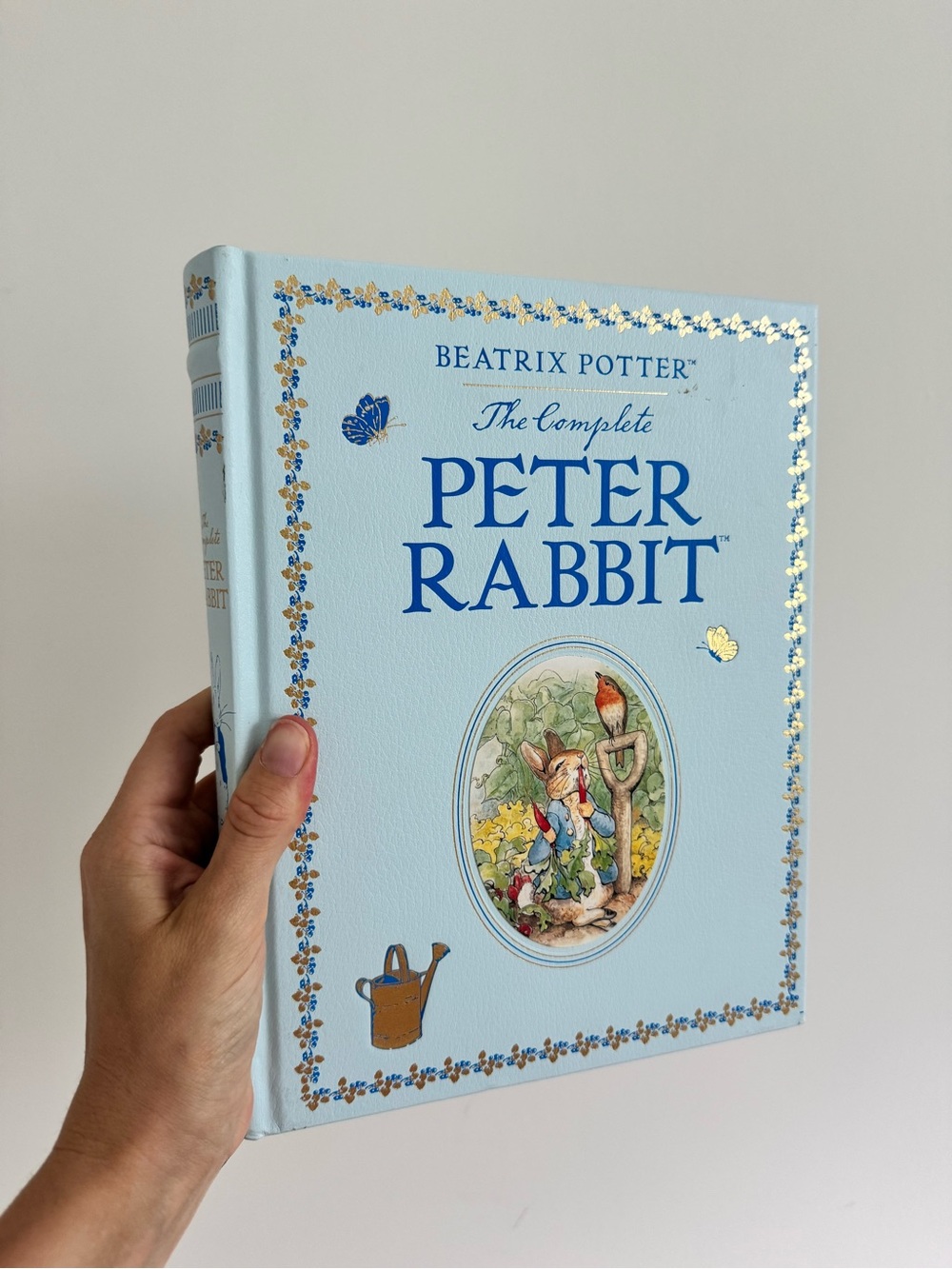 Beatrix Potter The Complete Peter Rabbit Hardcover - Light Blue